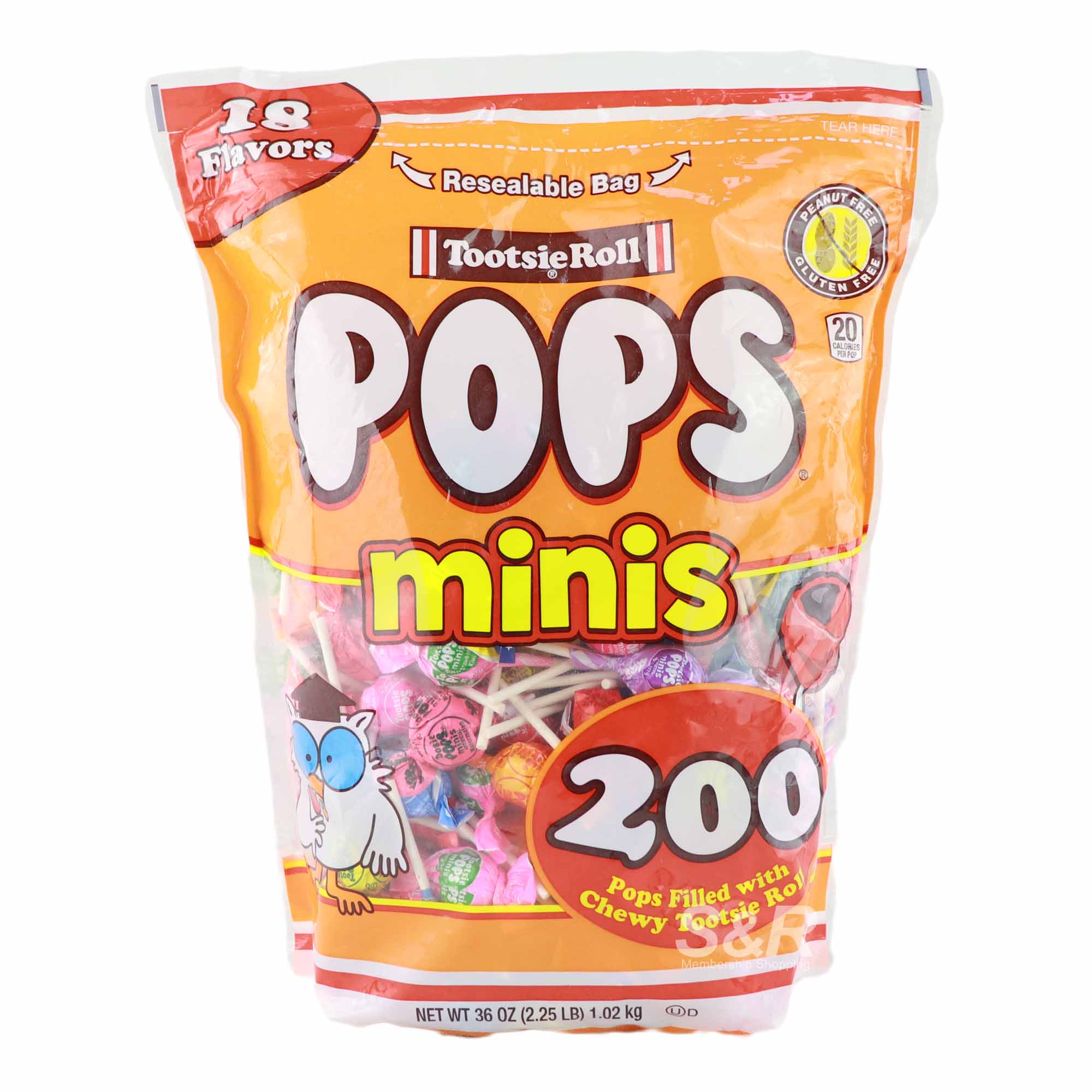 TootsieRoll Pops Minis 1.02kg TootsieRoll Pops Minis 1.02kg